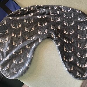 Gray Antler Print Boppy Cover